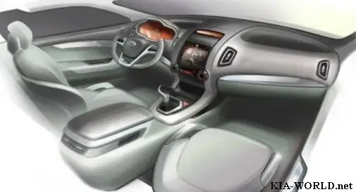 Interior image of the 2010 Kia Sorento. Earlier today we have shown you the 